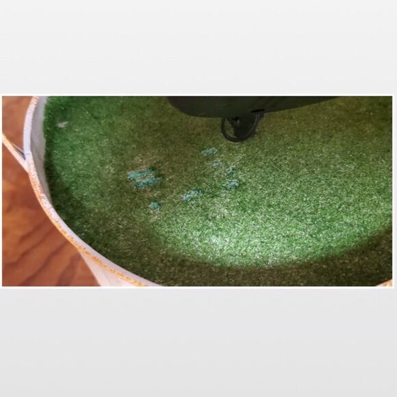 New Solar Home Statue Floral Green & Beige - Picture 14 of 14